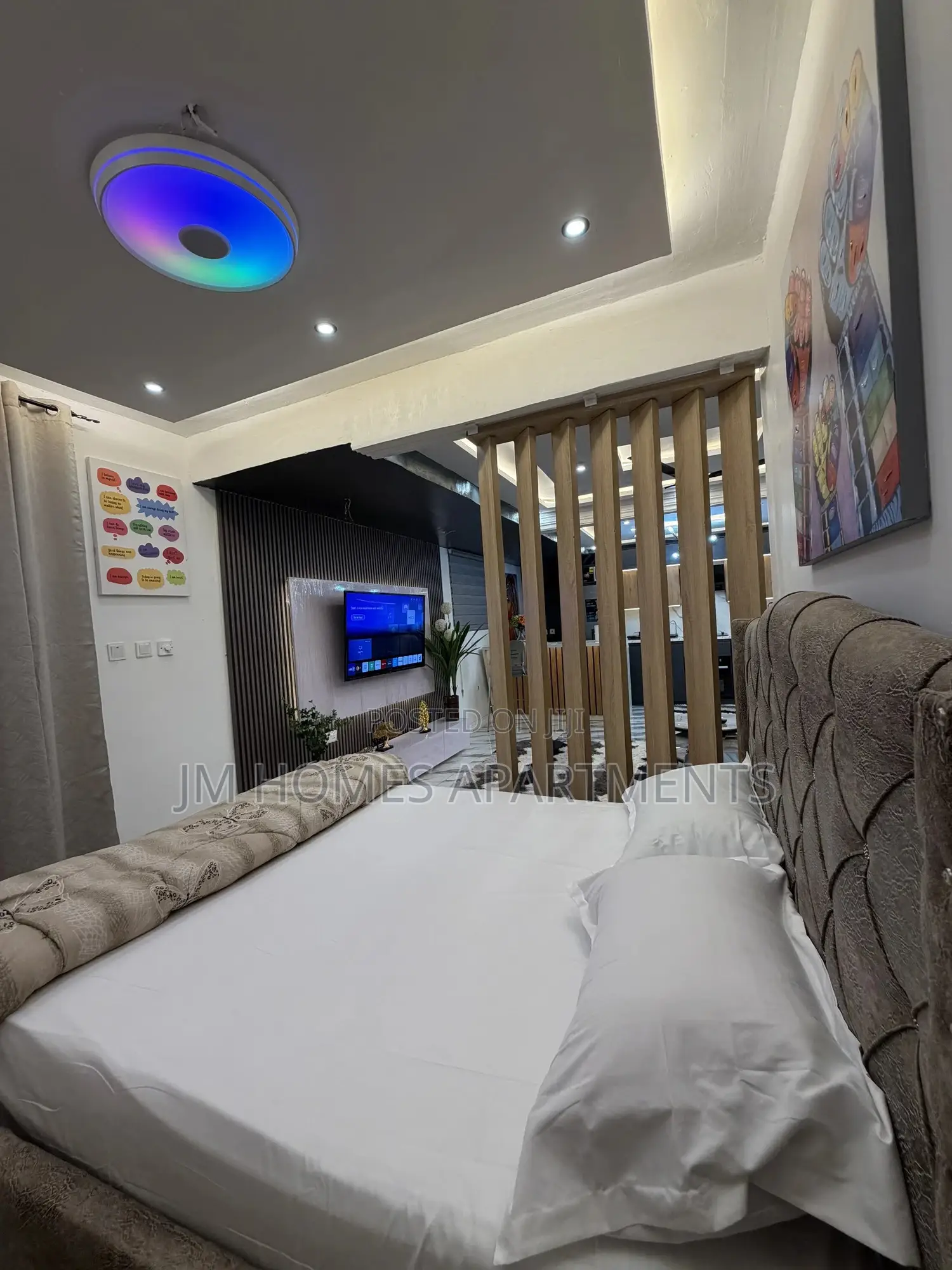 Luxury Furnished Studio For Rent | Smart Tv, Wifi, Modern