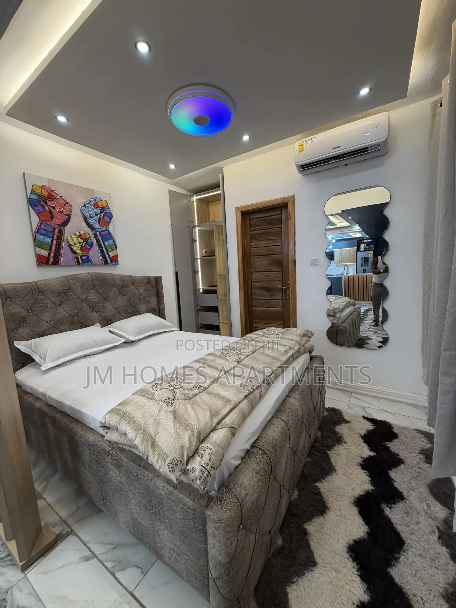 Luxury Furnished Studio For Rent | Smart Tv, Wifi, Modern
