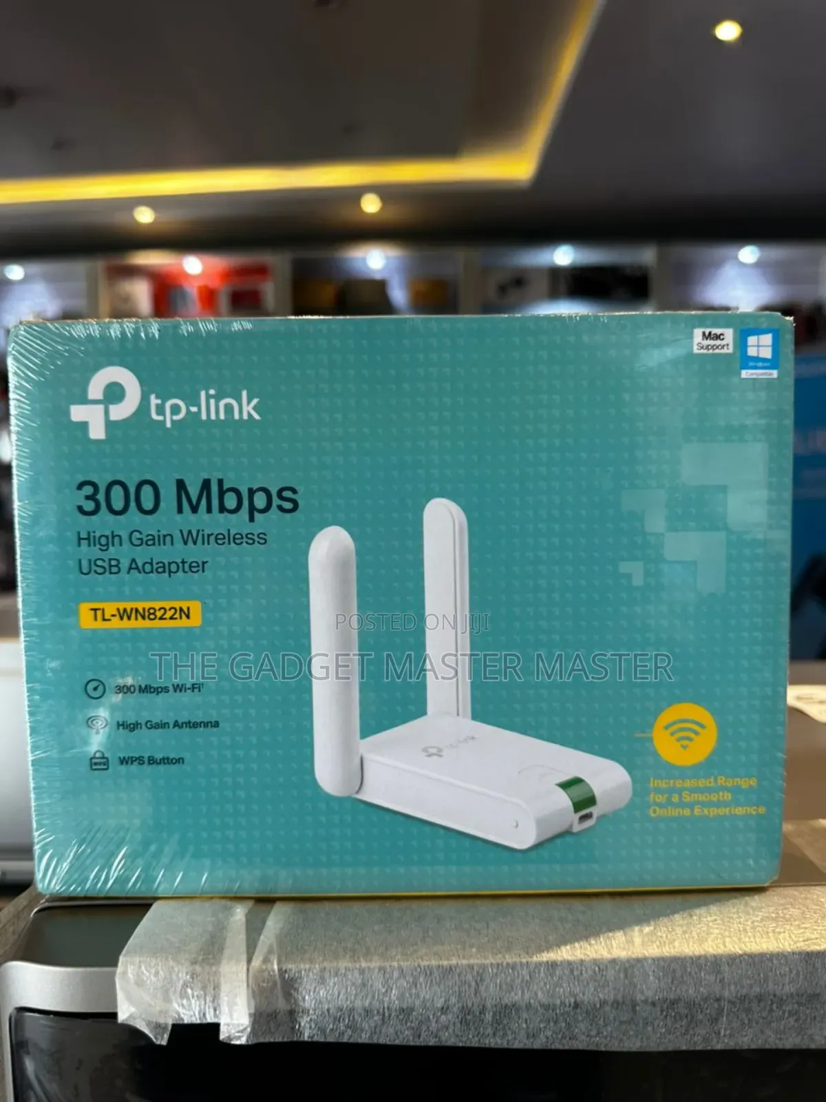 Tp-Link Tl-Wn822n Wireless N300 High Gain Usb Adapter