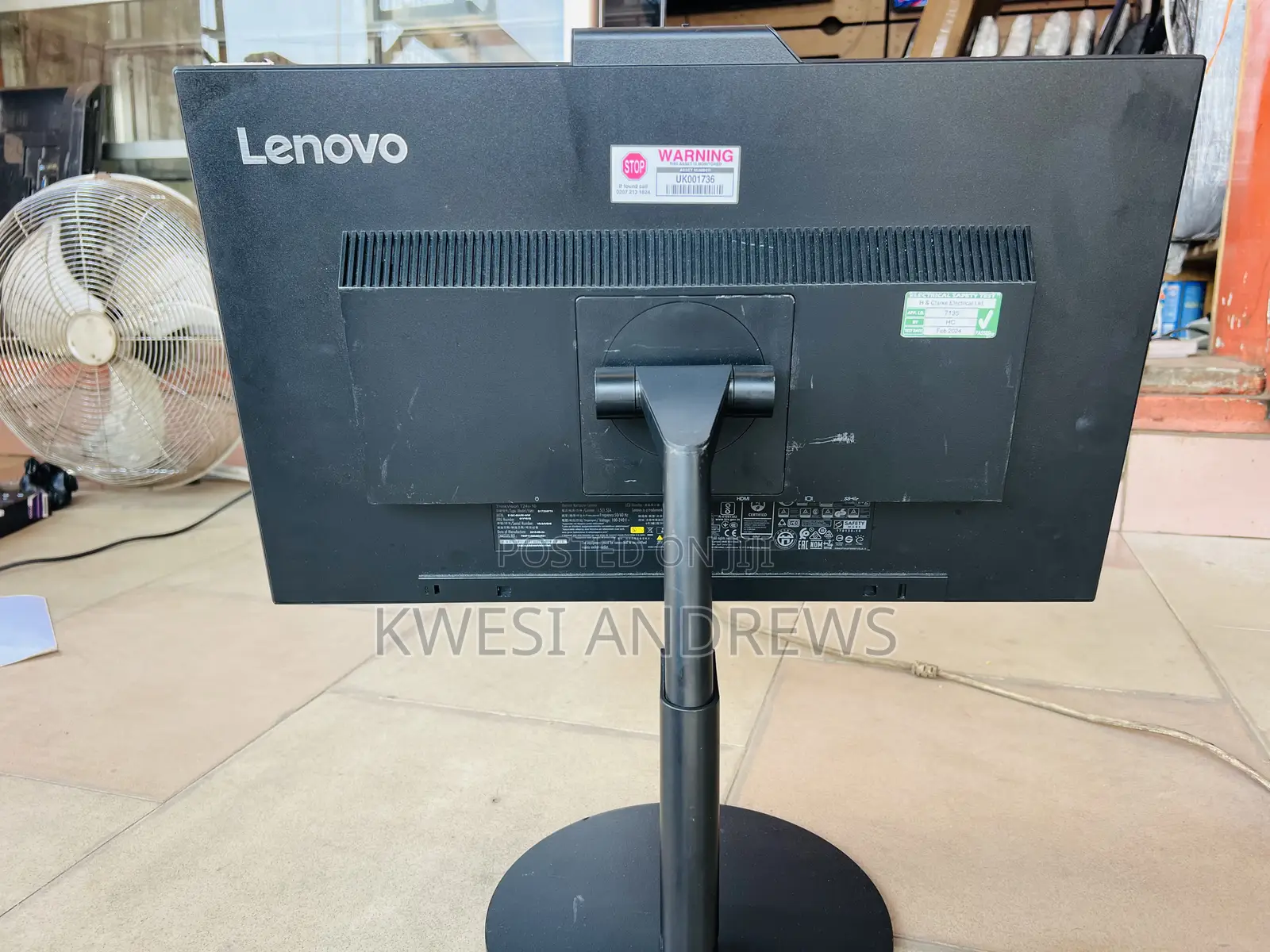 Lenovo Thinkvision Monitor 24’Inches