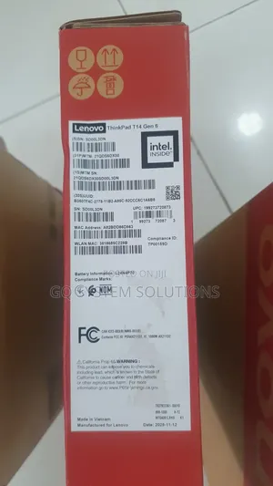 New Laptop Lenovo ThinkPad T14 16GB Intel Core Ultra 7 SSD 512GB