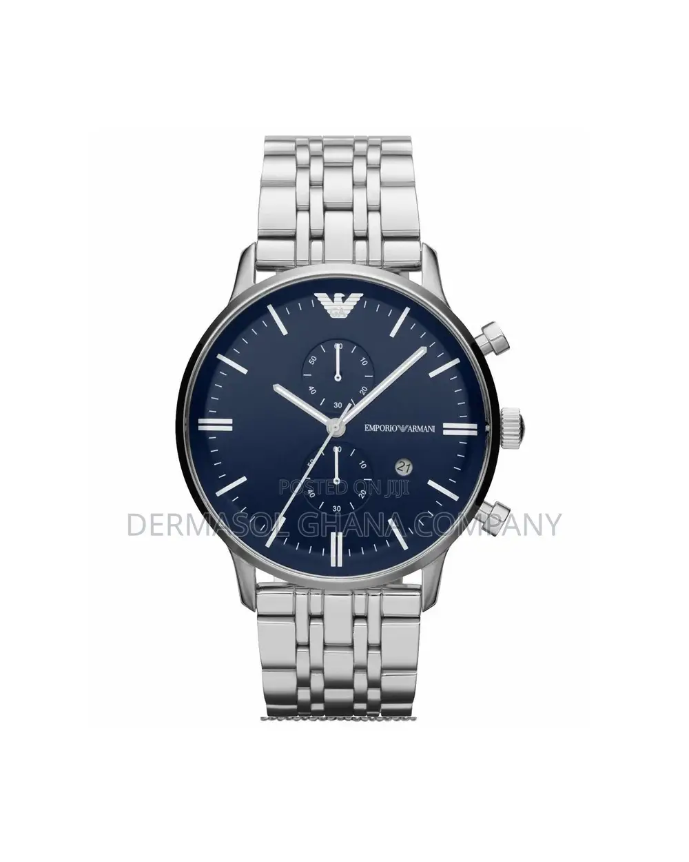 Emporio Armani Luigi Chronograph Watch Silver Ar1648
