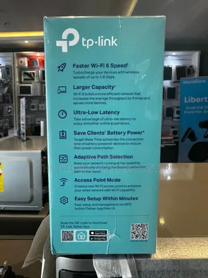 Tp-Link Re615x Ax1800 Dual Band Wifi 6 Range Extender
