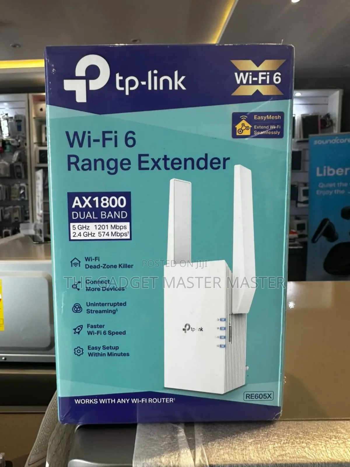 Tp-Link Re615x Ax1800 Dual Band Wifi 6 Range Extender