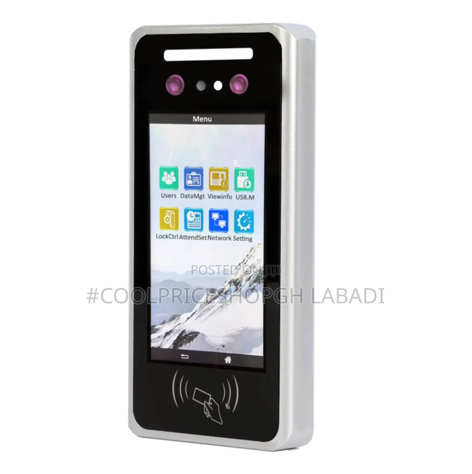Smart Glass Door Lock Fingerprint