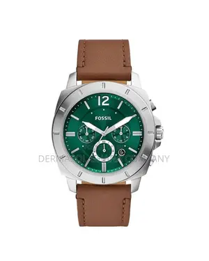 Fossil Privateer Chronograph Brown Leather Watch Bq2821