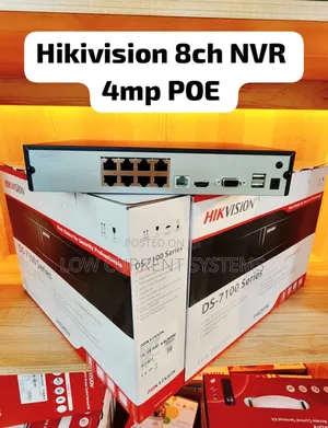 Hikivision 8ch NVR Poe Video Recorder for Ip Cameras