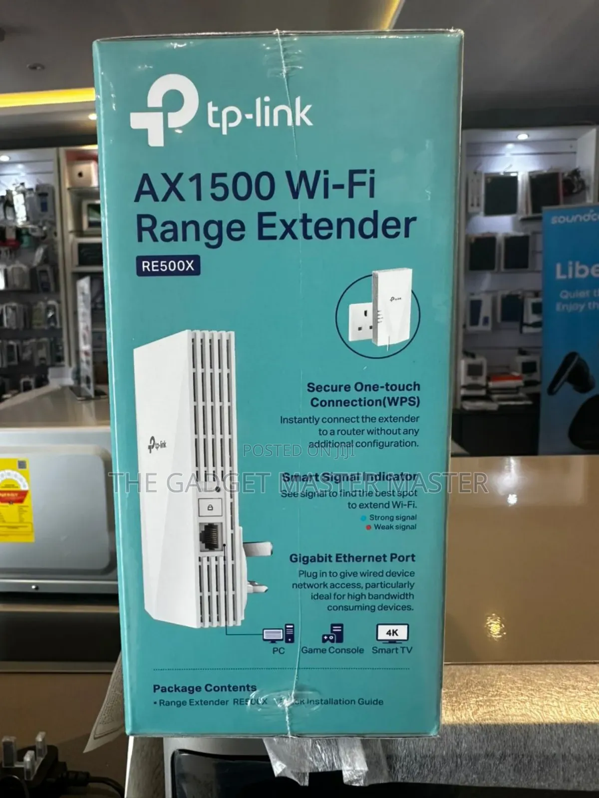 Tp-Link Re500x Ax1500 Dual Band Wifi Range Extender