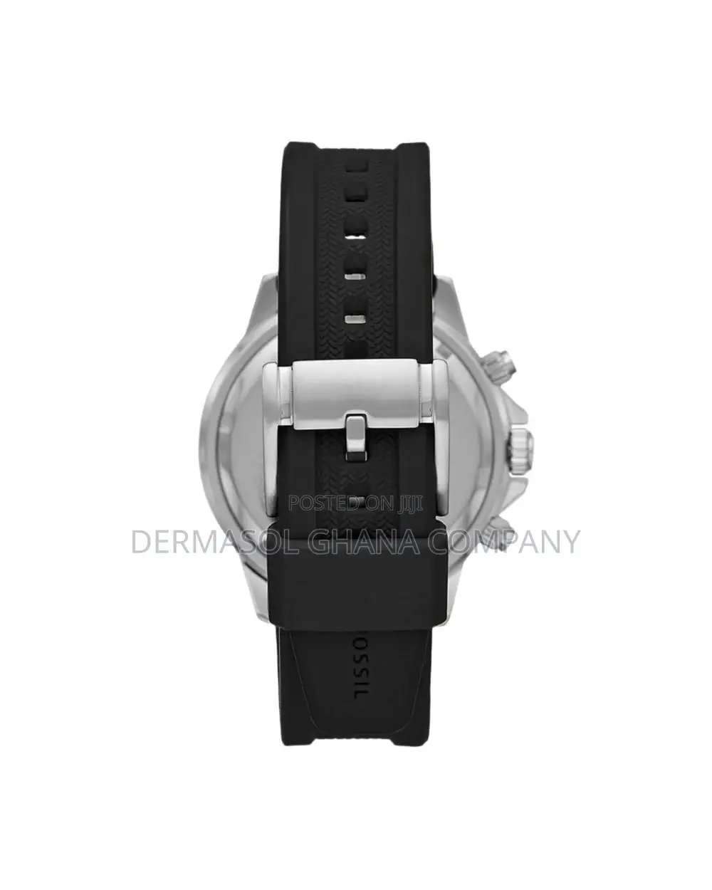 Fossil Bannon Multifunction Black Silicone Watch Bq2494