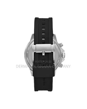 Fossil Bannon Multifunction Black Silicone Watch Bq2494