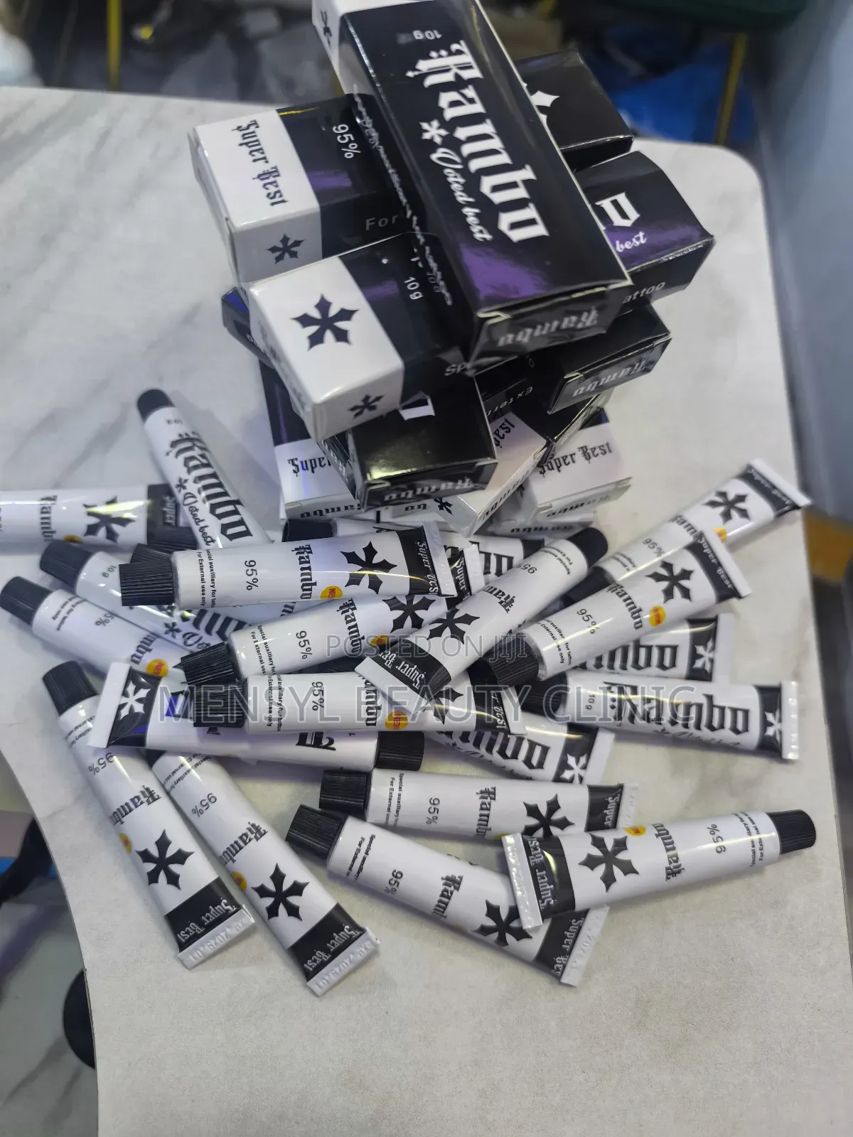 Rambo Numbing Cream With 95% Lidocaine for Laser, Tattoo More