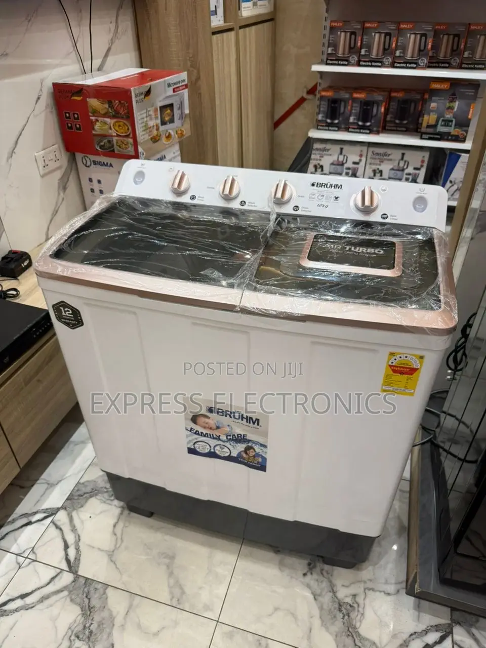 Less Expensive Bruhm 12kg Washing Machine Topload Twintub
