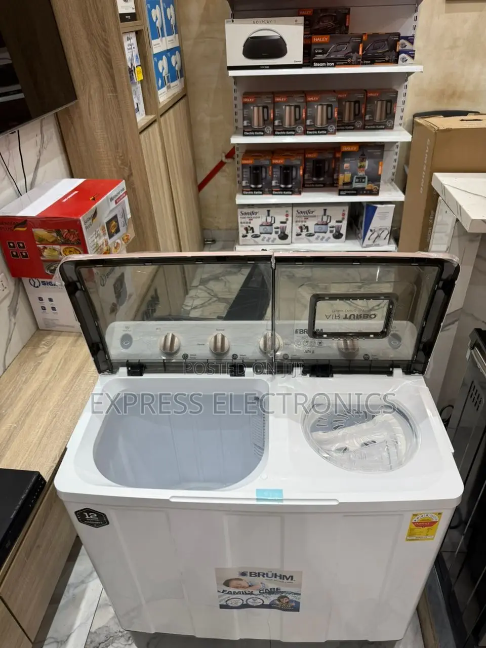 12kg Topload Twintub Semi Automatic Bruhm Wm