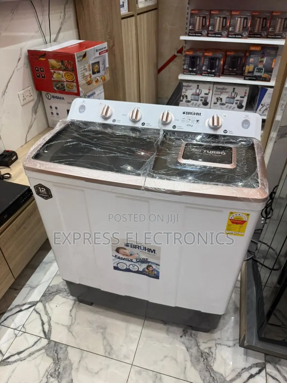 Hot  Deals on Bruhm 12kg Topload Twintub