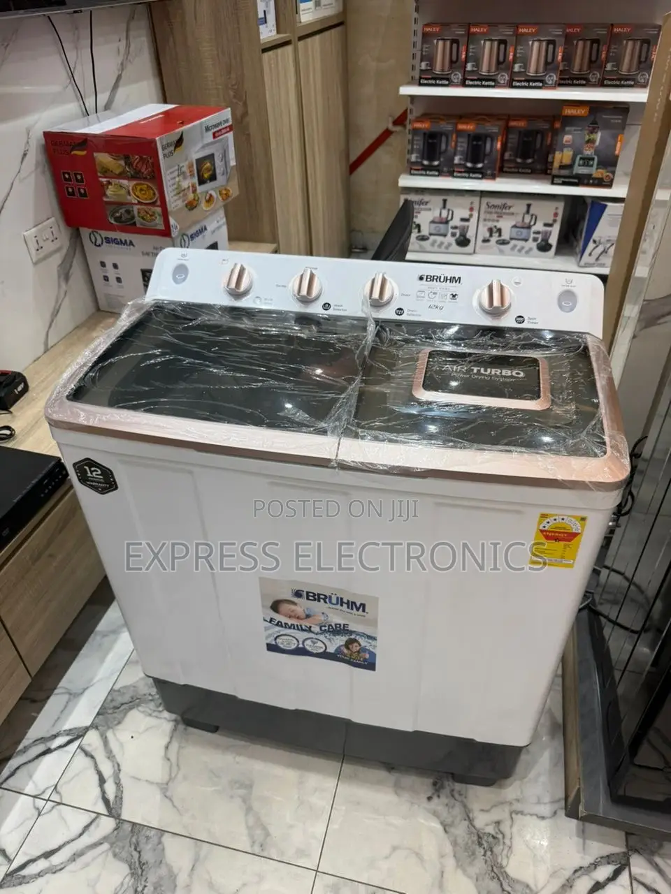 Spectacular Performance Wm Topload Twintub Bruhm 12kg