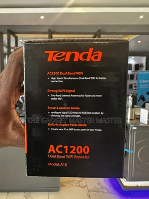 Tenda A18 Ac1200 Dual Band Wifi Repeater