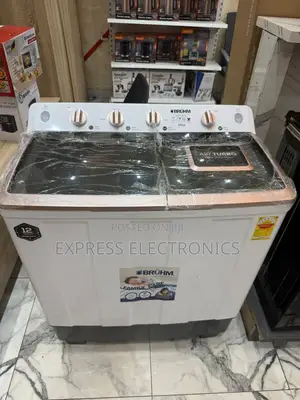Quality Sleek Semi Automatic Bruhm 12kg Topload Twintub