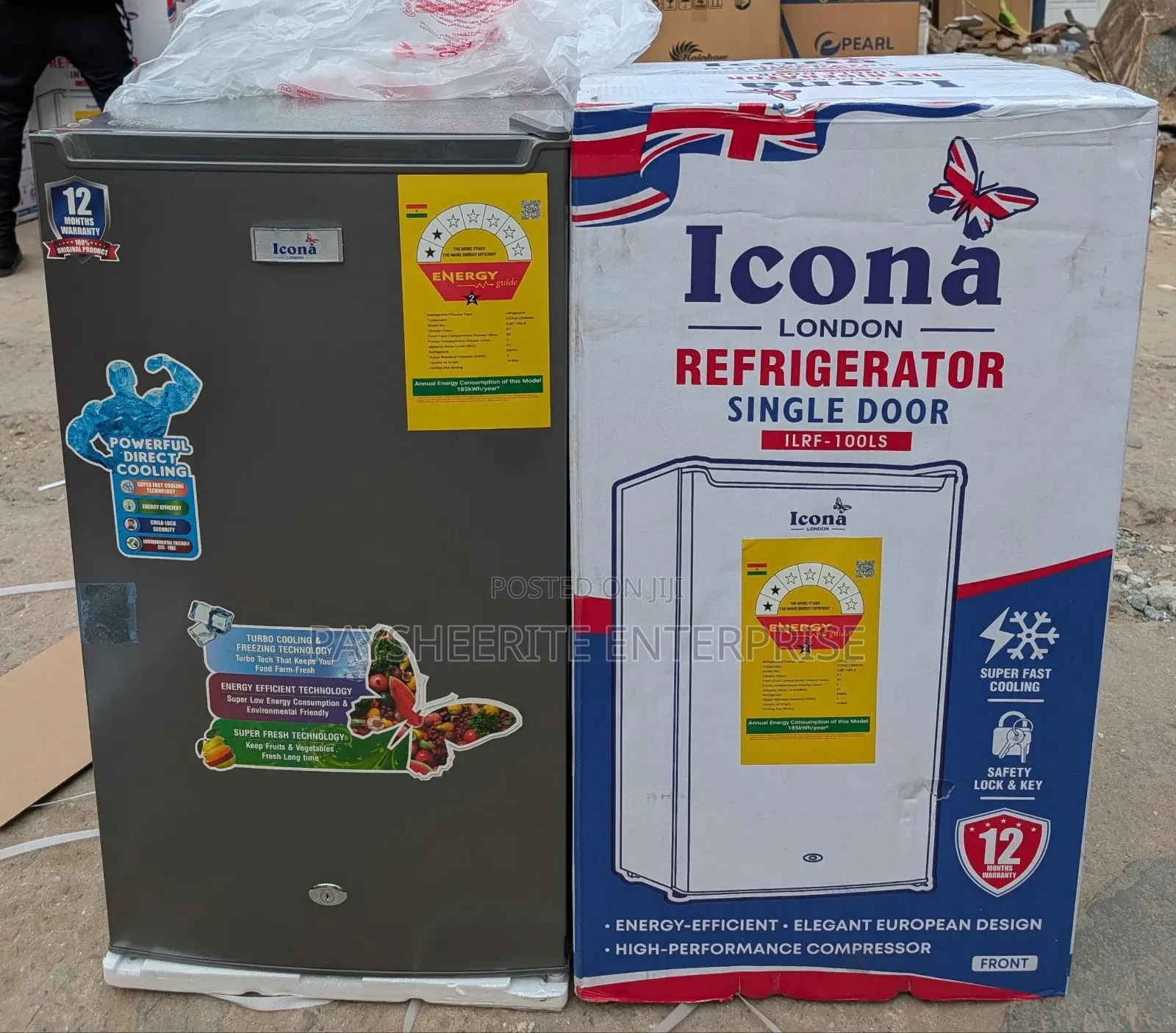 Icona Table Top Fridge Single Door Ghc1480