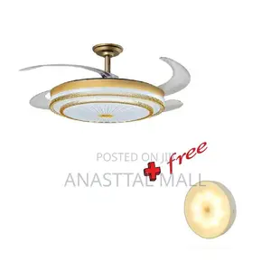 Luxury Led Ceiling Fan Light + Remote Contro