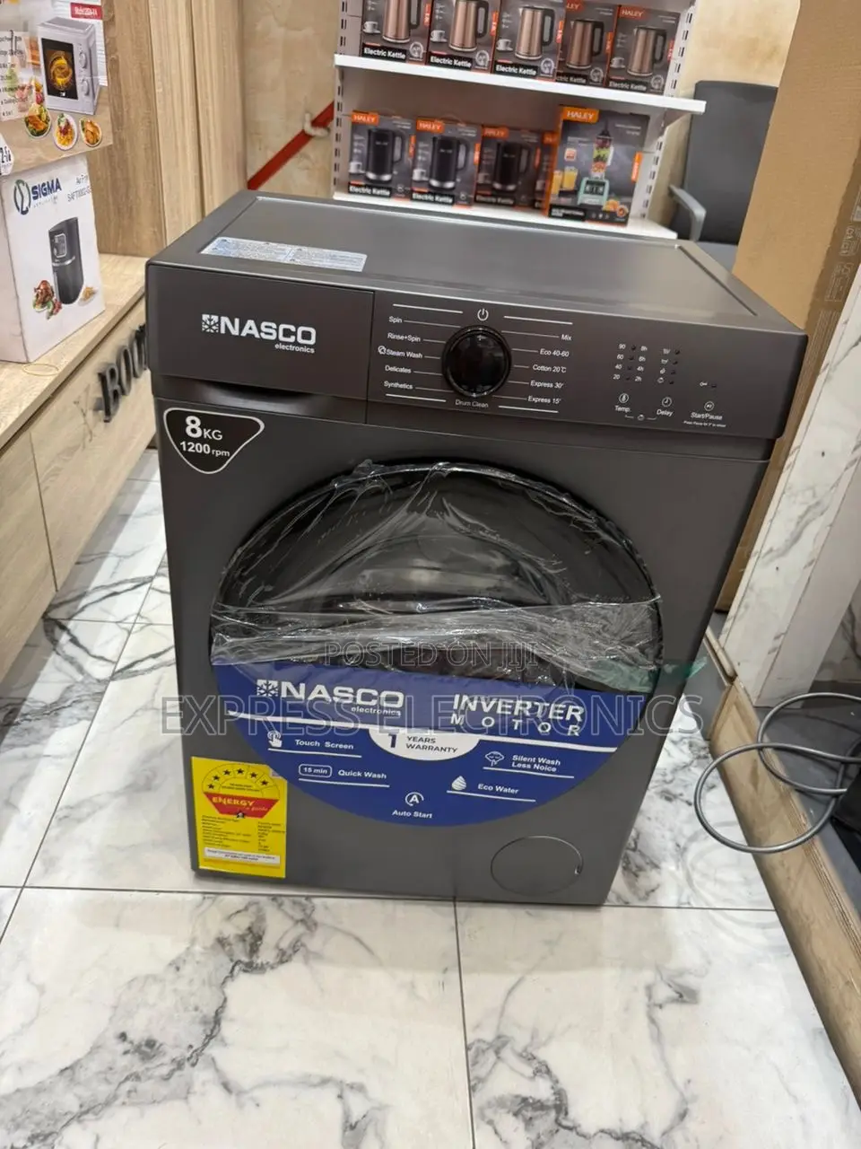 Purchase the New Nasco Front Load Washing Machine 8kg