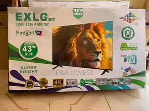 (43 32 Inch)Exlg Smart Tv Ex43-2026 Android – Uhd, Wifi, Usb