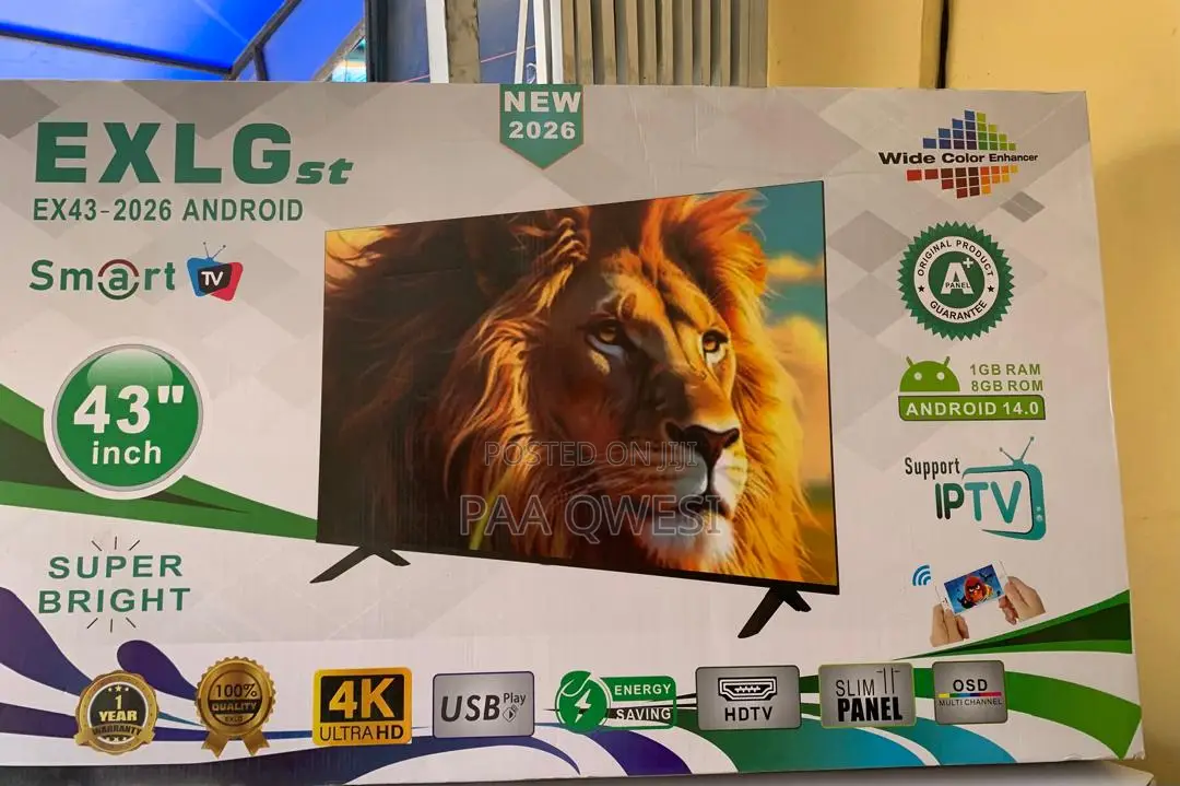 Exlg (43 32 Available)Inch Smart Tv Ex43-2026 – Android, Uh