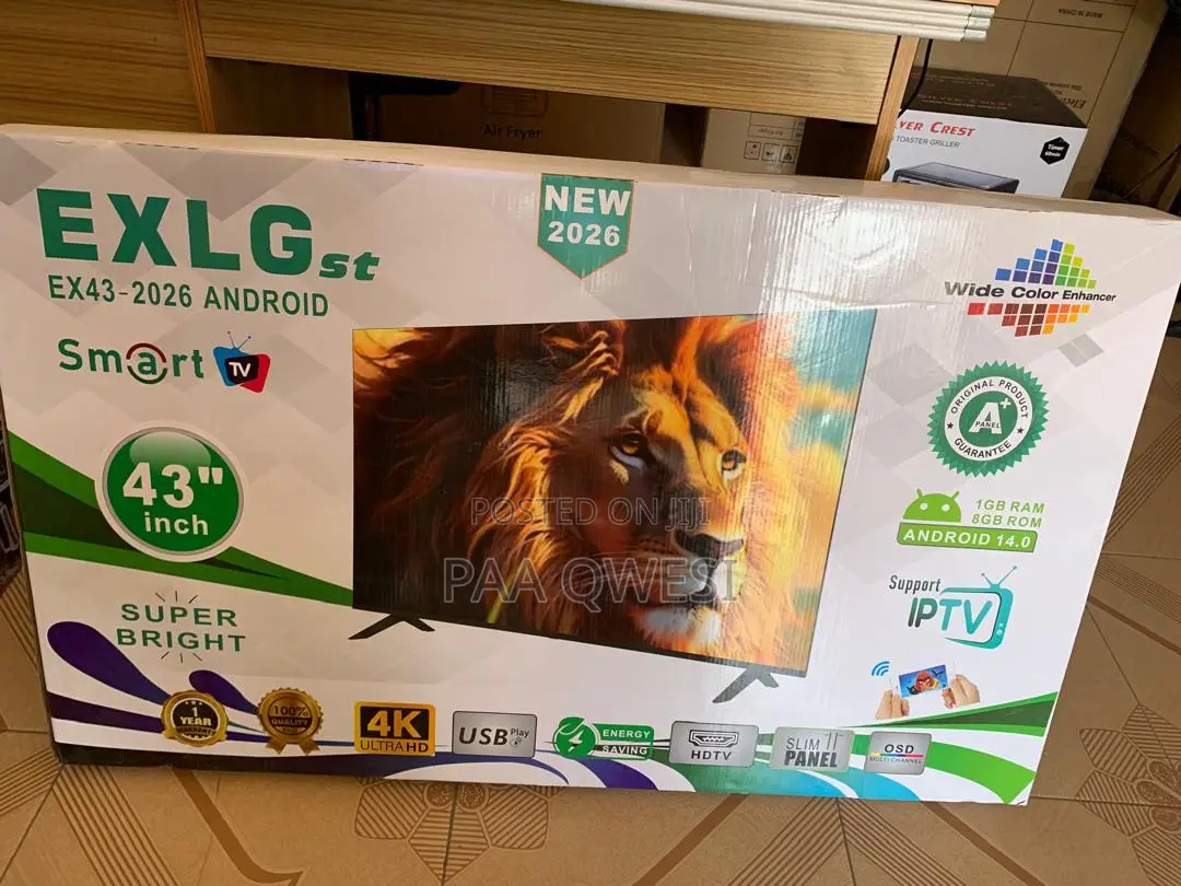 43 32 Inch Available -2026 Smart Tv – Ultra Hd , Slim