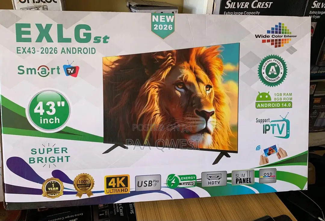 43 32 Inch Available -2026 Smart Tv – Ultra Hd , Slim