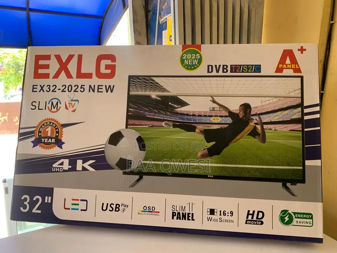 (32 43 Inch)Exlg Led Tv Ex32-2025 – Slim, Usb, Hdmi, Hd