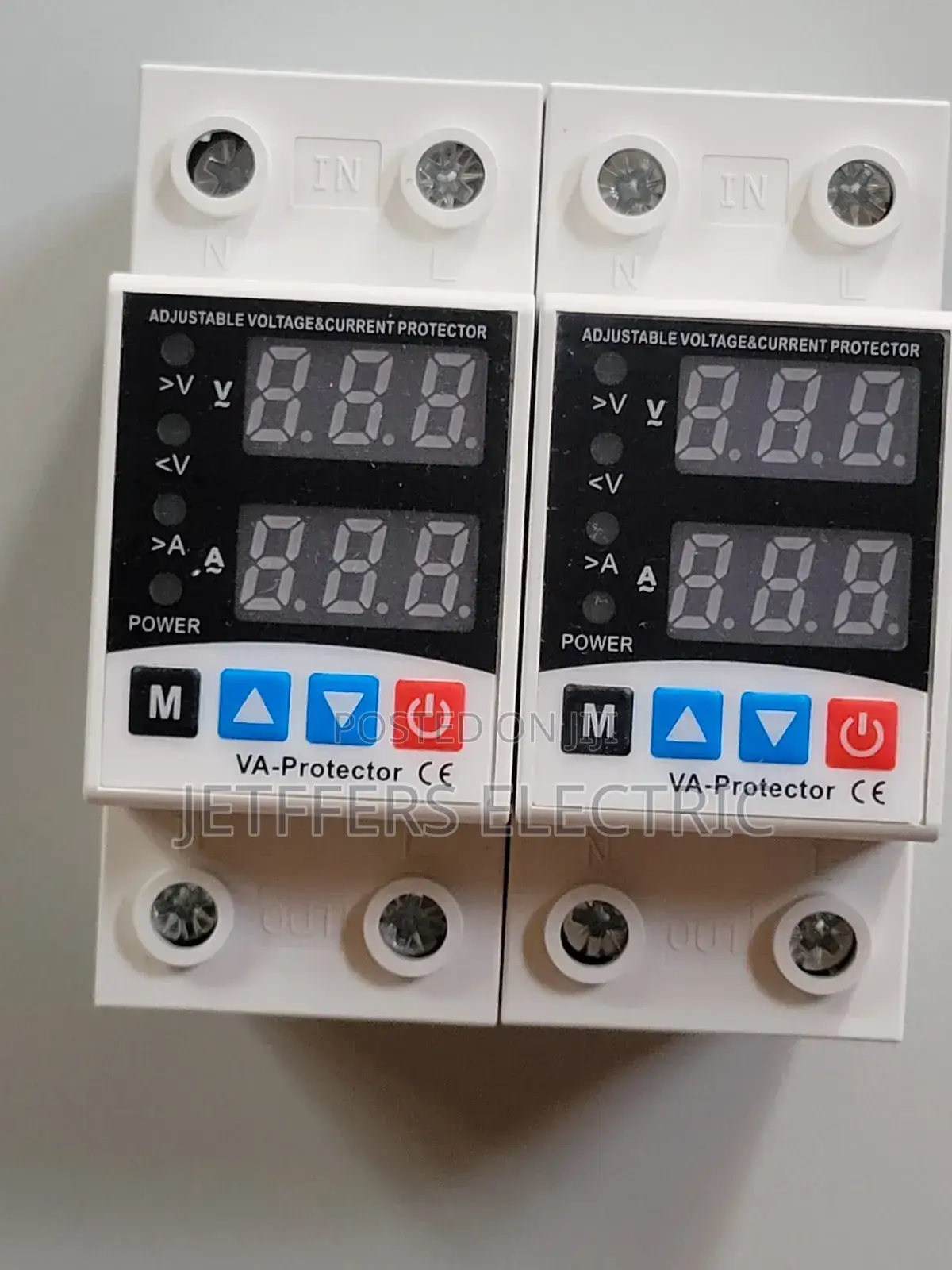2 Pole Adjestable Voltage and Current Protector