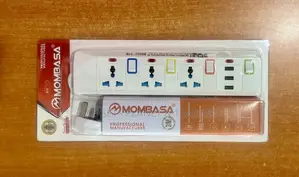 Mombasa Professional 4 Ports Extension Board With 3 Usb Ports - 2500w