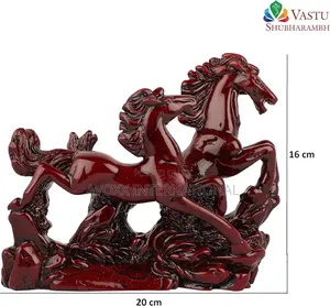 Resin Vastu Shubharambh Pair Of Horses For Prosperity,