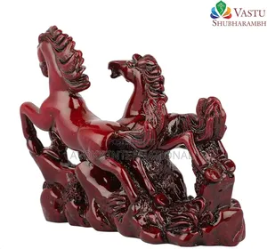 Resin Vastu Shubharambh Pair Of Horses For Prosperity,
