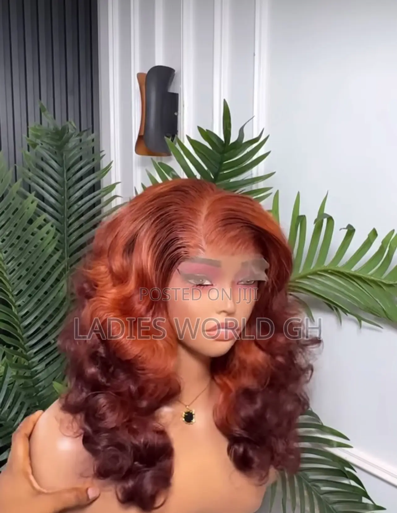2tone Bouncy Curls Wigcap