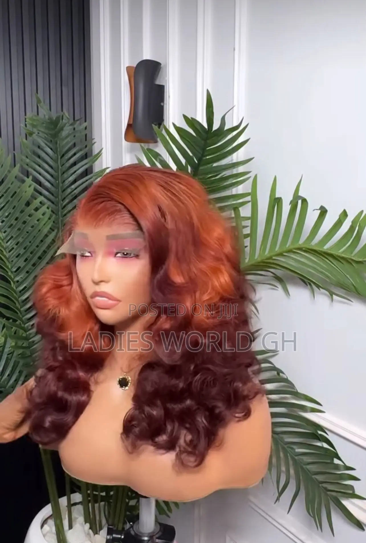 2tone Bouncy Curls Wigcap