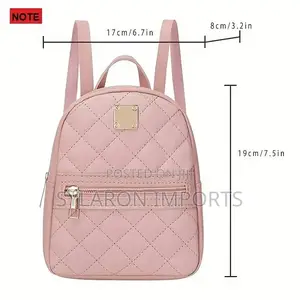 Elegant Quilted Mini Backpack