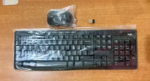Logitech – Mk270 Wireless Keyboard and Mouse – Black
