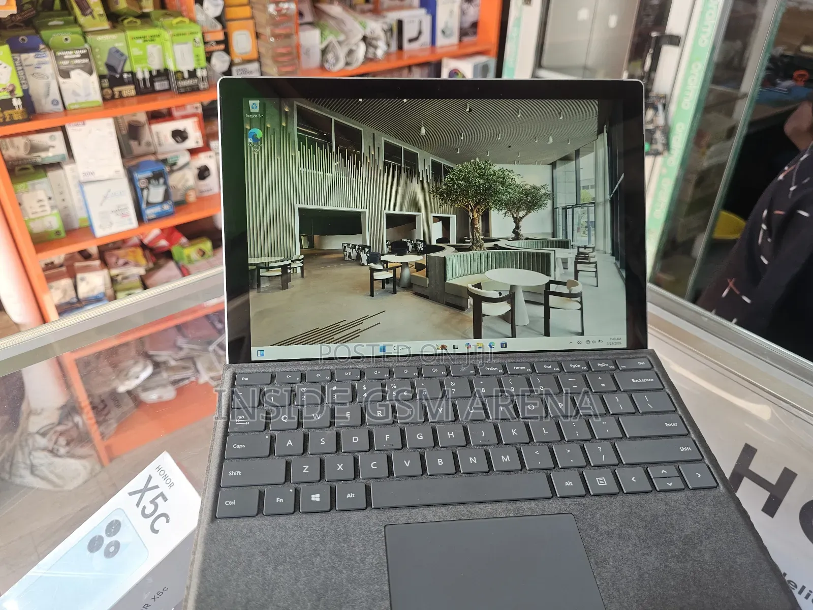 Laptop Microsoft Surface Pro 7 8GB Intel Core i5 SSHD (Hybrid) 128GB