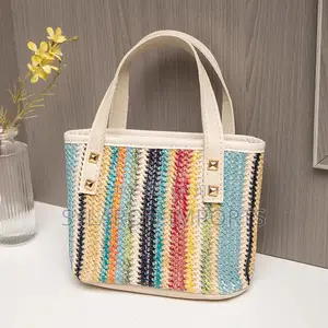Mini Woven Tote Bag