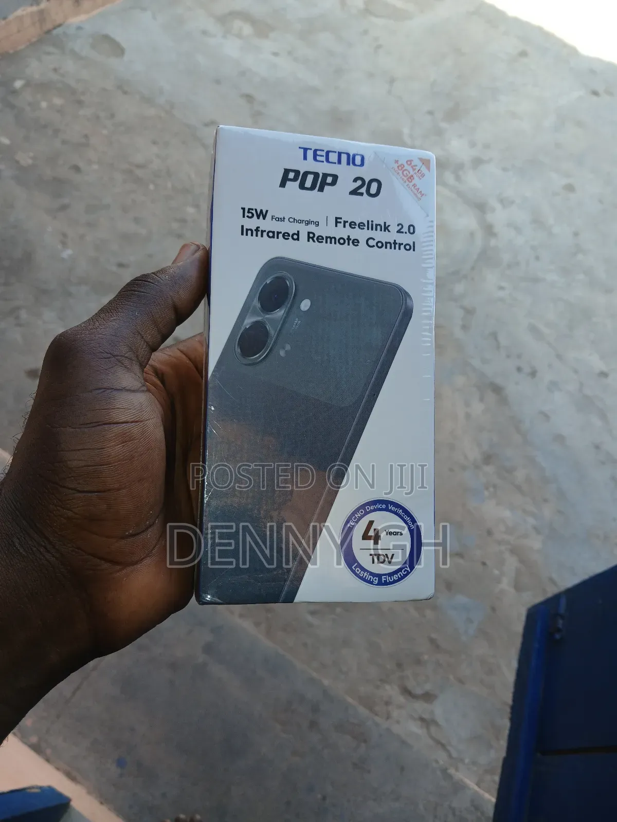 New Tecno Pop 20 64 GB Gray
