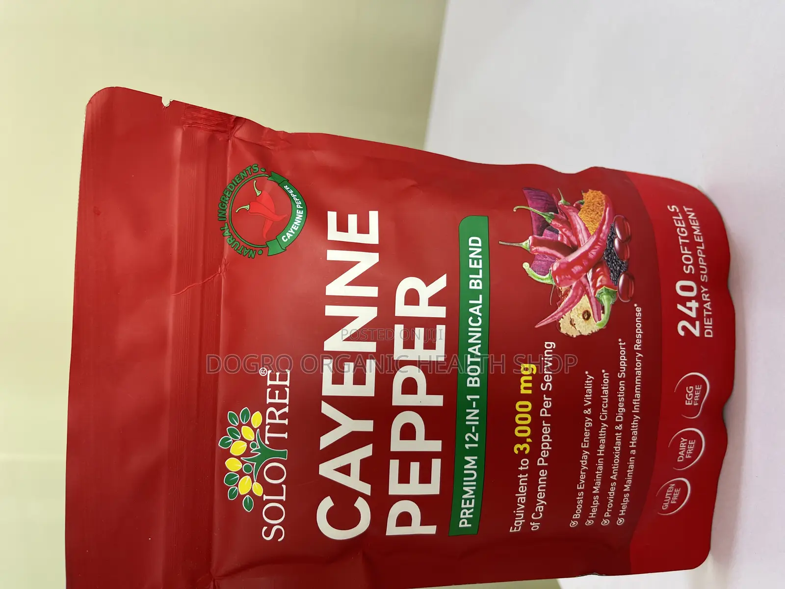 Solotree Cayenne Pepper Softgels