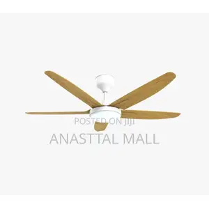 5 Blades Modern Art Ceiling Fan With Light