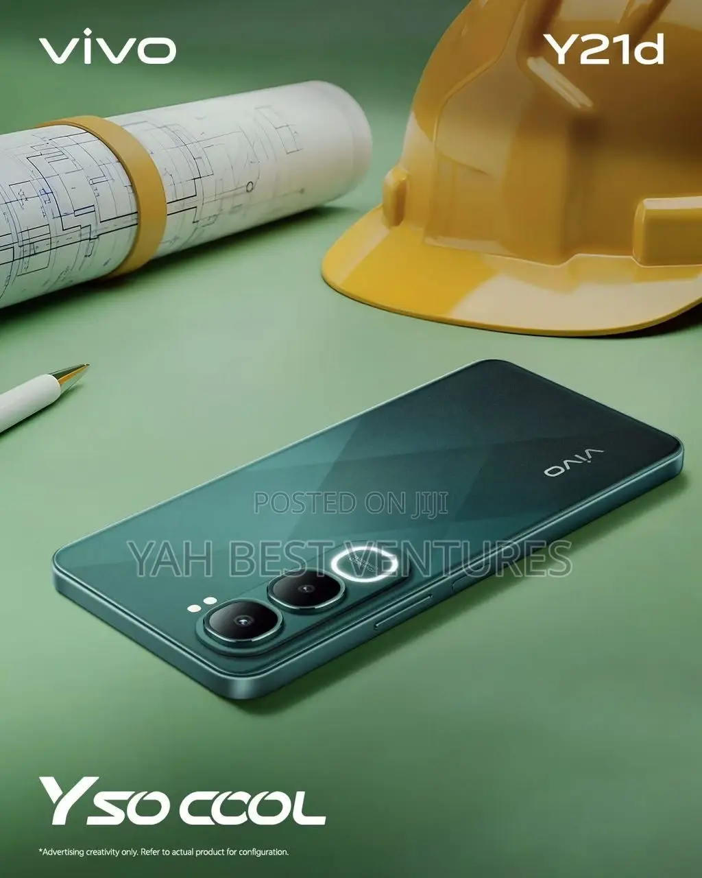 New Vivo Y21d 128 GB Green