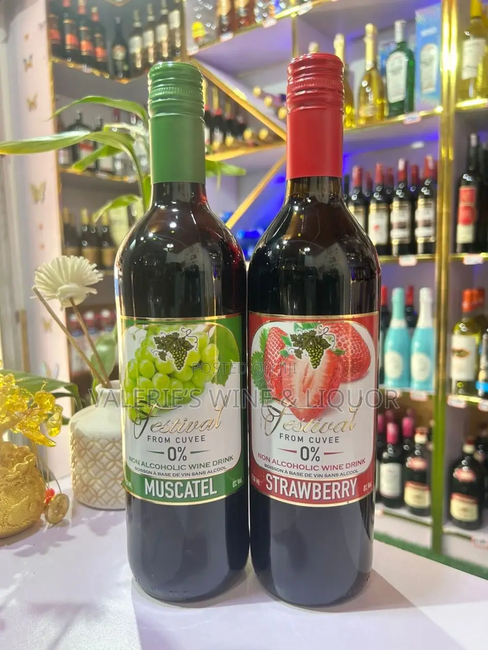 Festival Muscatel/ Strawberry Non Alcoholic Wines