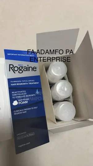 Rogaine Minoxidil Foam For Men - For Receding Hairline And Bald Spots