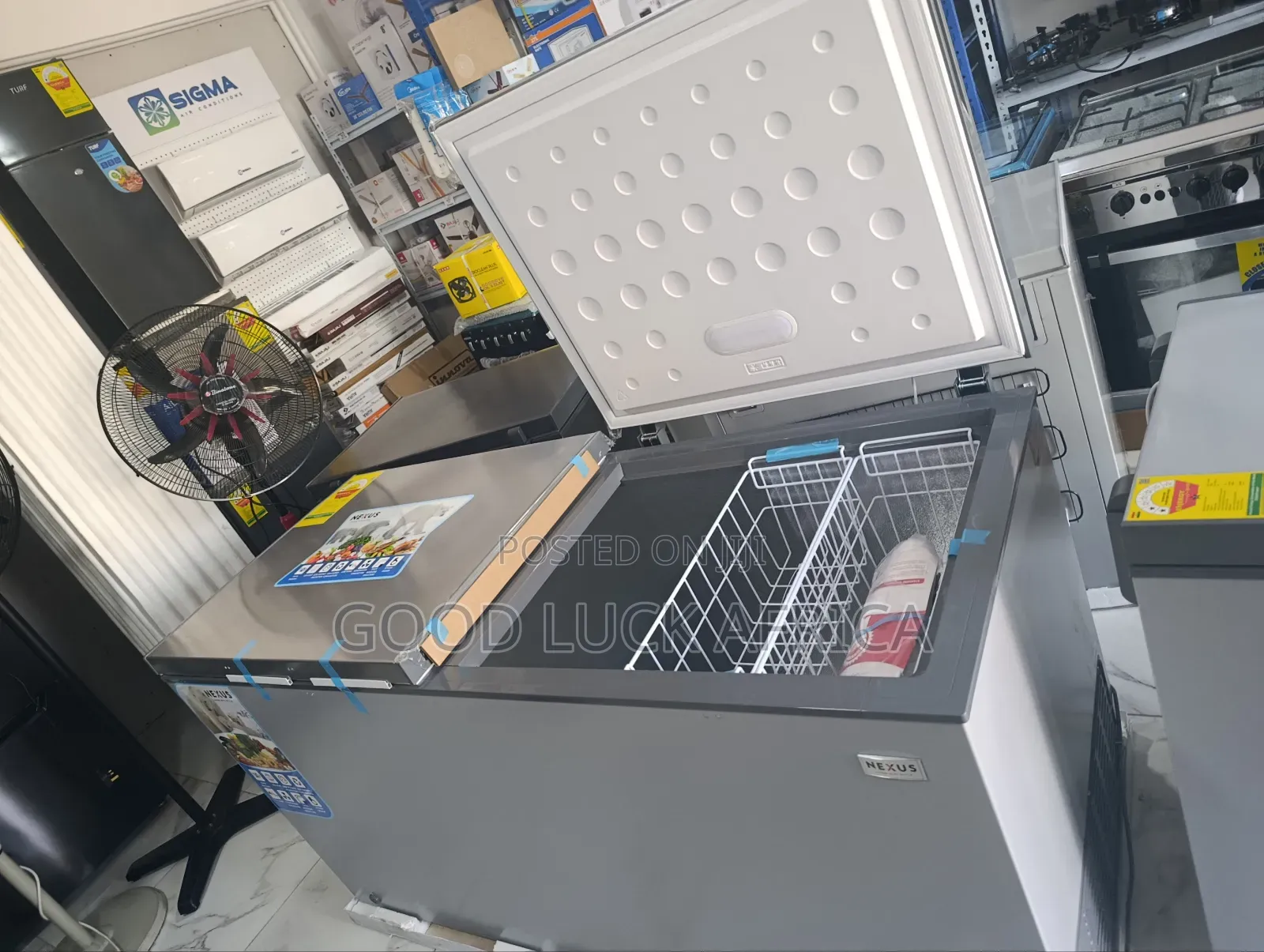 Nexus 508lit Chest Freezer Double Door-Nx-510g