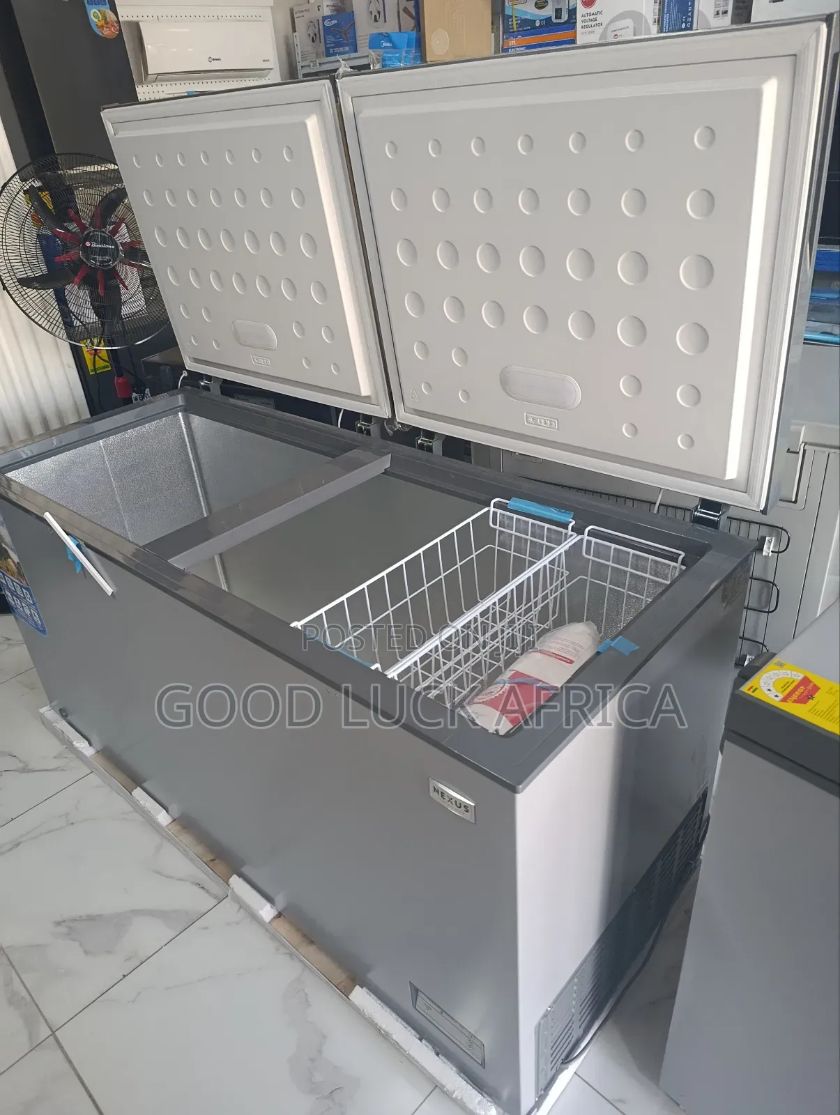 Nexus 508lit Chest Freezer Double Door-Nx-510g