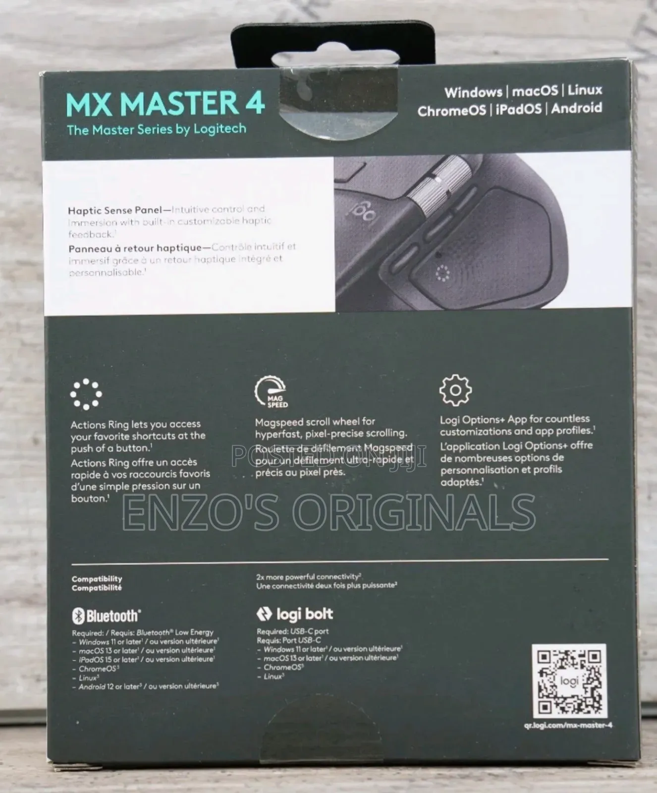 Logitech Mx Master 4 Wireless Mouse Genuine Black