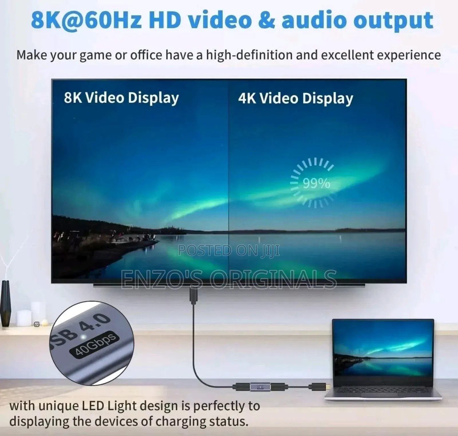 Usb-C Extender Joiner Extention Female to Female 240watt 40gbps New