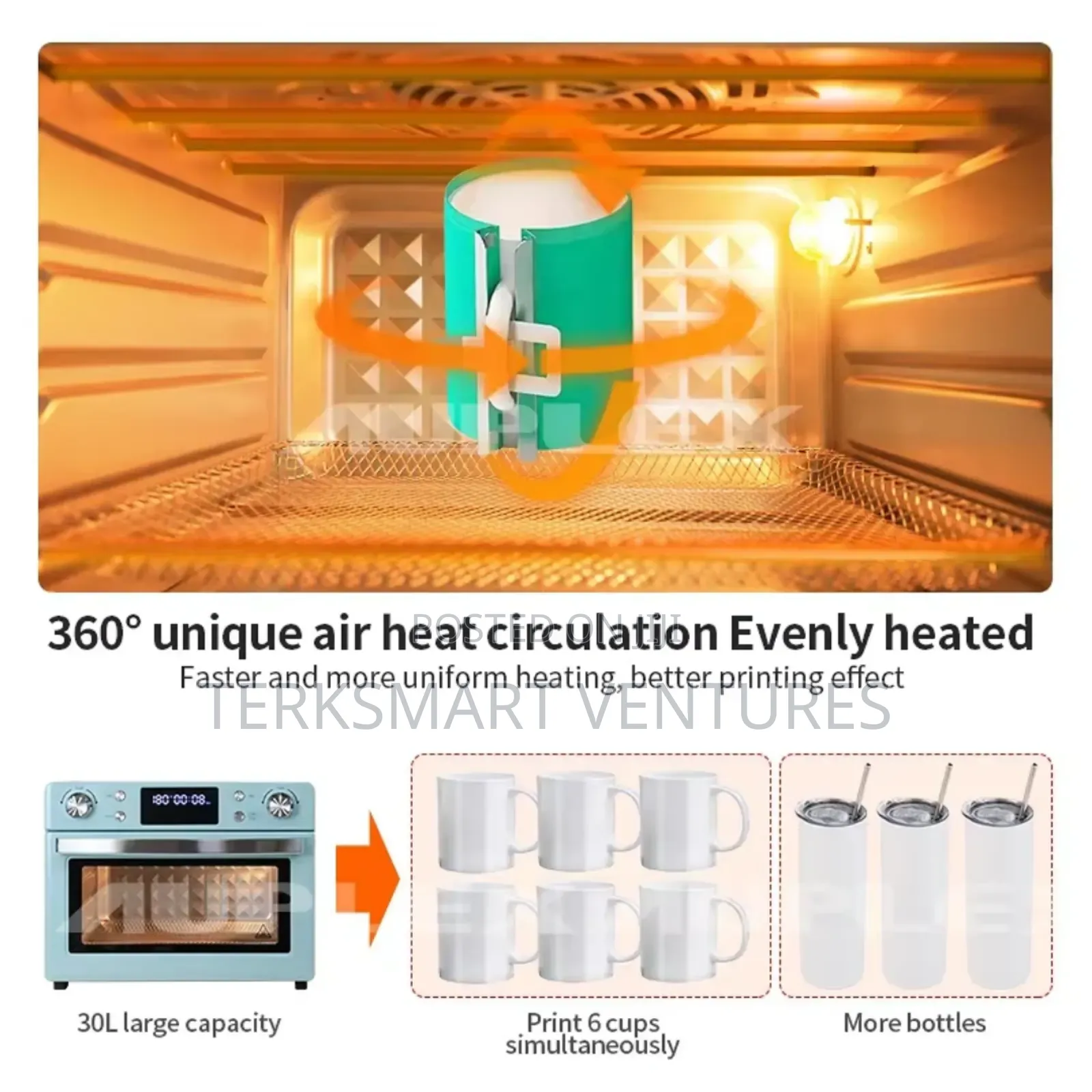Complete Sublimation Oven Kit - Start Your Souvenirs Business Today